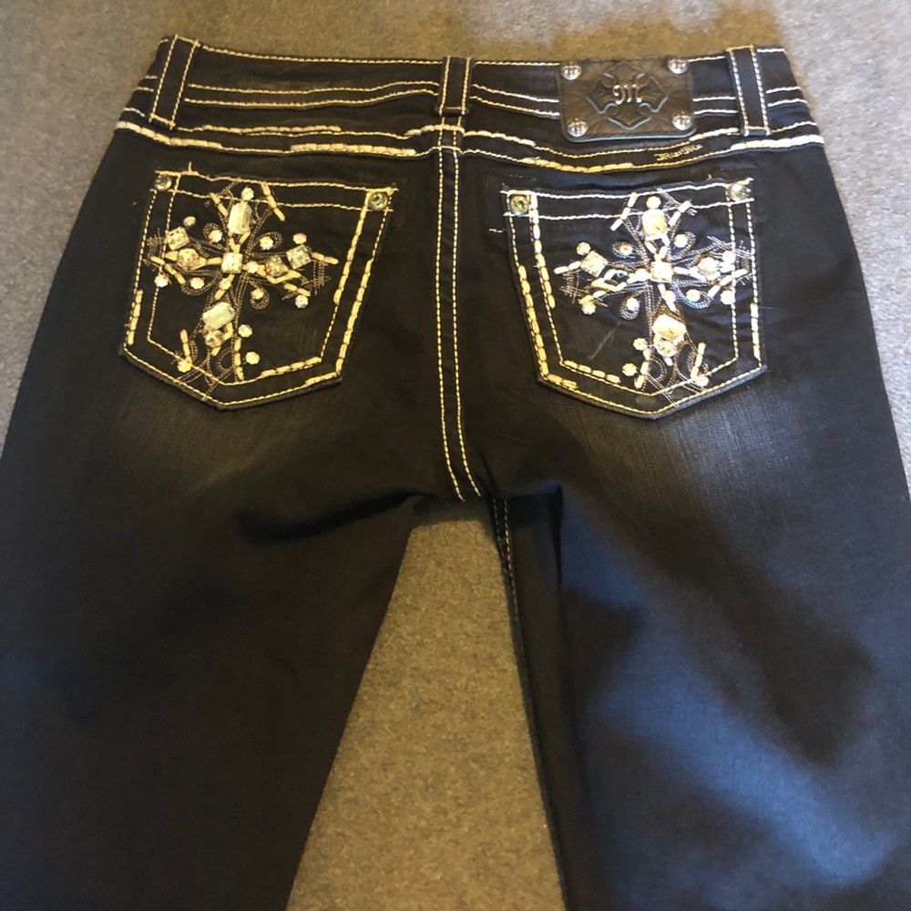 Miss Me Black Skinny Jeans Size 28 Inseam 31